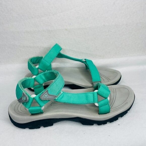 Atika Unisex Adults Maya AT-W110-EGR Blue Hiking Strappy Sandal Size W 8 M 7 - Picture 4 of 10